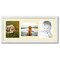 ArtToFrames Collage Photo Picture Frame with 3 - 8x10 inch Openings, Framed in White with Over 62 Mat Color Options and Plexi Glass (CSM-3966-117)